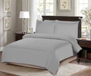 طقم بيت لحاف بدون حشوة مفرد 3 قطع من ARMN Naturesoft - فضي product image