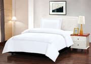 طقم بيت لحاف بدون حشوة مفرد 3 قطع من ARMN Naturesoft - أبيض product image