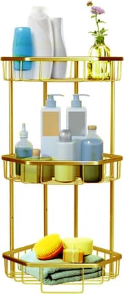 ستاند زاوية بـ3 رفوف ألمنيوم من ARMN Space - ذهبي product image