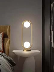 مصباح طاولة مزدوج من ARMN Regency - أبيض product image