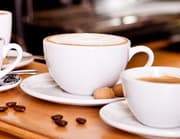 طقم فنجان كباتشينو وصحن من Konitz - أبيض product image