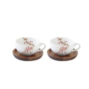 طقم فناجين قهوة 4 قطع 120 مل بعلبة من Easy Life Sakura product image