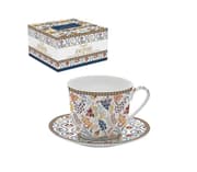 طقم فنجان شاي قطعتين 400 مل بعلبة من Easy Life Paisley Abundance - ألوان متعددة product image