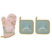 طقم مساكة وقفاز فرن 3 قطع من Easy Life Jarden De Reves - ألوان متعددة product image