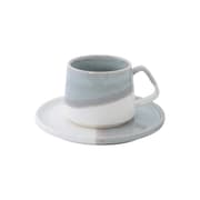 طقم فنجان قهوة وصحن 130 مل من Easy Life Double - رمادي product image