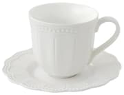 طقم فنجان وصحن 250 مل من Easy Life Elite - أبيض product image