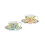 طقم فناجين شاي 4 قطع 240 مل بعلبة من Easy Life Spring Folk - ألوان متعددة product image
