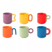 طقم 6 فناجين قهوة 100 مل بعلبة من Easy Life Creative - ألوان متعددة product image