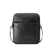 حقيبة كتف جلد طبيعي من Roncato Alaska - أسود product image