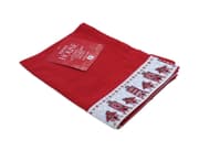 مفرش طاولة رفيع 45*140 سم من Home Linen - رمادي وأحمر product image