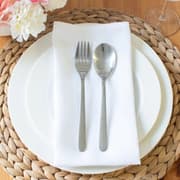 طقم مناديل طعام قطعتين من Desideri Di Casa Irlanda - أبيض product image
