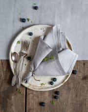 طقم مناديل طعام قطعتين من Desideri Di Casa Irlanda - رمادي product image