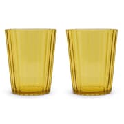 طقم كاسات أكريليك 370 مل قطعتين من Easy Life - عسلي product image