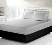 طقم شرشف سرير مطاط مفرد قطعتين من ARMN Vero Italy - رمادي فاتح product image