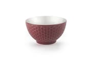 زبدية سيراميك 13.4 سم من Ibili Hexagon - أحمر وأبيض product image