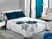 طقم غطاء سرير صيفي مجوز كبير 3 قطع من Canete Rose - فيروزي product image