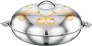 حافظة طعام للتقديم ستيل 60 سم من Pradeep - ستيل وذهبي product image