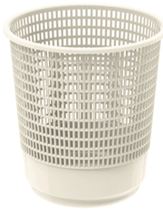 CP Round Waste Paper Basket 15 Liters Off White product image