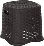 CP Rattan Step Stoll Dark Brown product image