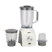 خلاط جيباس 3 في 1 بقوة 600 واط مع مطحنة وقطّاعة لون أبيض ورمادي product image