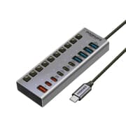 موزع USB-C متعدد المنافذ جيجا هاب 5G بـ 10 منافذ وسرعة 5 جيجا من PROMATE product image