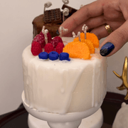 شمع عيد الميلاد من آيسكريم 100% شمع الصويا برائحة الكيك الغني product image