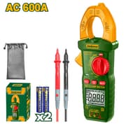 مقياس تيار متردد رقمي JADEVER 600A مع شاشة LCD مضاءة ودقة 4000 عد product image
