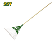 مجرف أوراق JADEVER بولي ستيل 22 سنون مقبض 1200 مم لأداء فعال في الحديقة product image