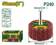 رأس طحن قماش الصقل P240 حجم 50x25 مم مرونة عالية وعمر طويل product image