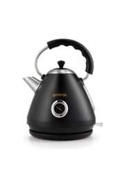 Gorenje 1.7L Classic Design Electric Kettle with 2200W Power 360° Base Limescale Filter Black - K17CLBK product image
