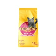 طعام إيكونيتشر بالدجاج للقطط البالغة وزن 15 كغم للحيوية اليومية product image