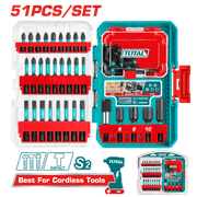 مجموعة Bits مفك البراغي بتأثير 51 قطعة مع حوامل مغناطيسية من TACSDL25106 product image