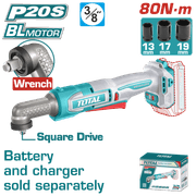 Drill Box Angle 20V Cordless 3/8 inch - Torque 80 Nm from (TAIWLI2081) product image
