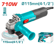 مطحنة الزاوية TOTAL 710W 4.5 بوصة سرعة 12000 دورة أداء احترافي product image