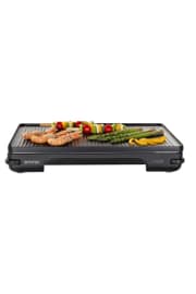 Gorenje 1800W Table Grill with Reversible Grill and Griddle Non-Stick Plate Black - TG2000LCB product image