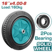 عجل عرباية باطون 16 انش صب THTWEL410D من توتال، حمولة قصوى 160 كغ وعجلة صلبة. من total product image