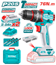مثقاب مؤثر لاسلكي TIDLI20768 20 فولت 76 نيوتن.م لأداء قوي وفعال product image