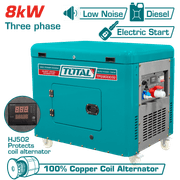 مولد ديزل صامت 8 كيلو واط من TP2800032 لمحرك 13.0HP أداء قوي ومتواصل product image