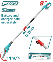 Total TPSLI2028 Telescopic Pruning Saw 8 Inch 20 Volt Battery Not Included product image