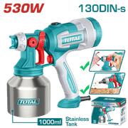 فرد رش دهان كهرباء توتال 530 واط مع سعة 1000 مل وزاوية رش قابلة للتعديل product image