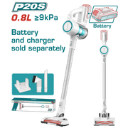مكنسة عامودية شحن 20 فولت بتصميم مريح وقوة شفط عالية 9 كيلوباسكال product image
