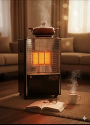 صوبة غاز رومو أنترناشونال المدورة 3 شعلات مع توصيل مجاني product image