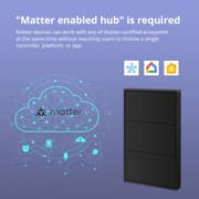مفتاح ذكي ثلاثي- Zigbee Mesh -Zemismart- US Type -اسود product image