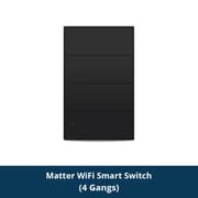 مفتاح ذكي رباعي- Zigbee Mesh-Zemismart - US Type - اسود product image