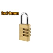قفل أرقام انكو DBCK0303 مقاس 30 مم جسم نحاسي متين product image