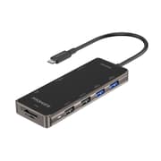 محول USB-C برايم هب جو 9 في 1 بإيثرنت 1000 ميجا وشحن 100 واط من PROMATE product image