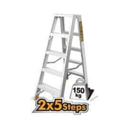 سلم ألمنيوم انكو مزدوج 5 درجات للاستخدام المنزلي والمهني product image