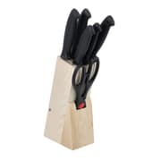 طقم سكاكين مطبخ 8 قطع مع قاعدة خشبية من رويال فورد product image