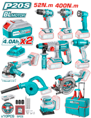 طقم عدة 9 قطع شحن من توتال - TOTAL product image