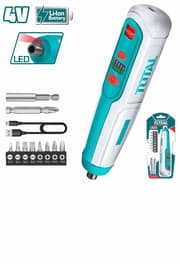 مفك شحن 4 فولت مع راسيات من Total product image